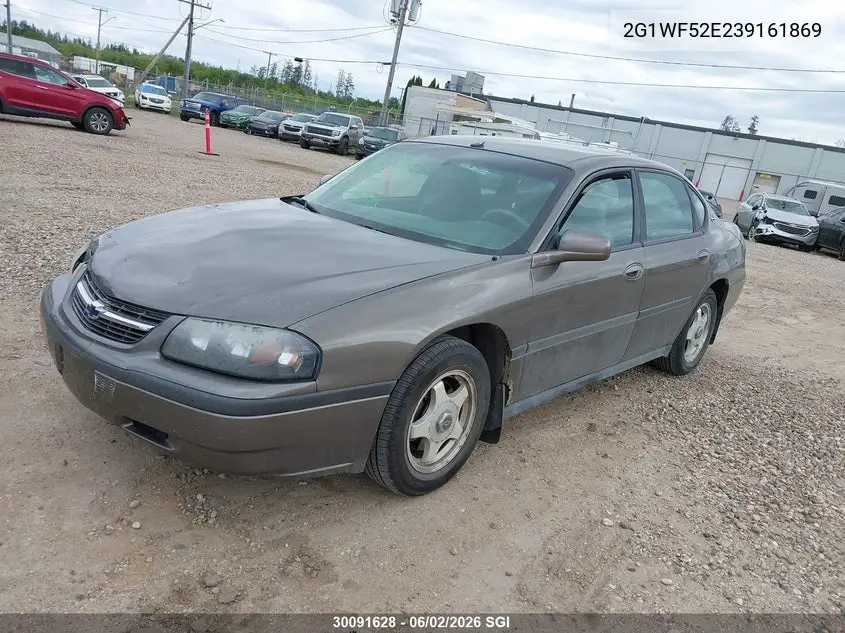 2003 CHEVROLET IMPALA VIN 2G1WF52E239161869 — фото 2