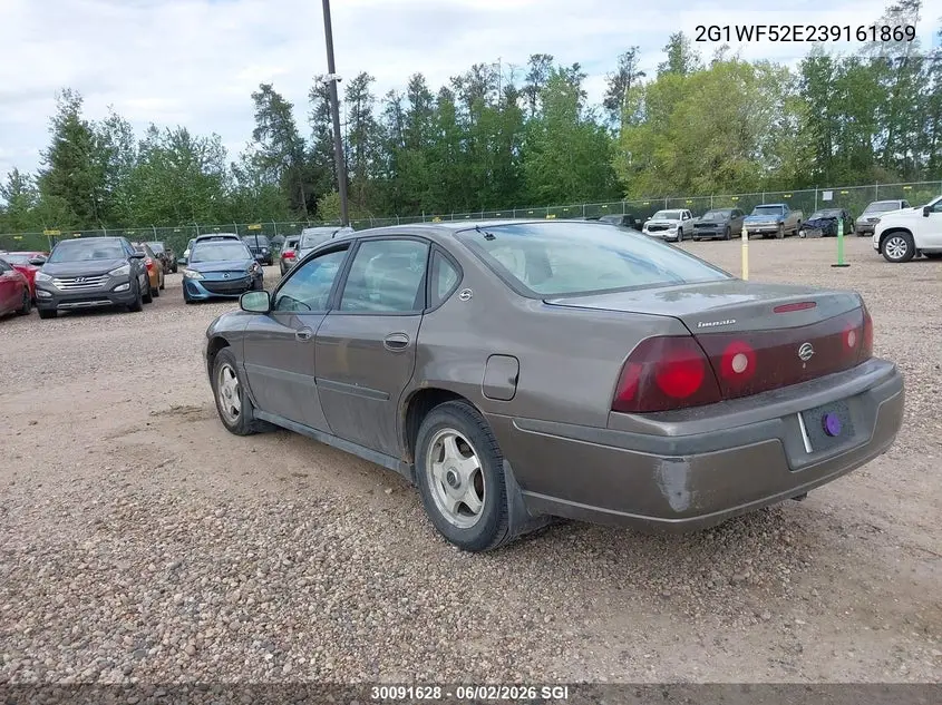 2003 CHEVROLET IMPALA VIN 2G1WF52E239161869 — фото 3