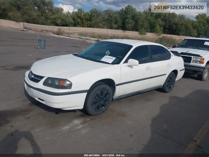 2003 CHEVROLET IMPALA VIN 2G1WF52EX39433620 — фото 2