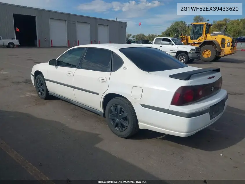 2003 CHEVROLET IMPALA VIN 2G1WF52EX39433620 — фото 3