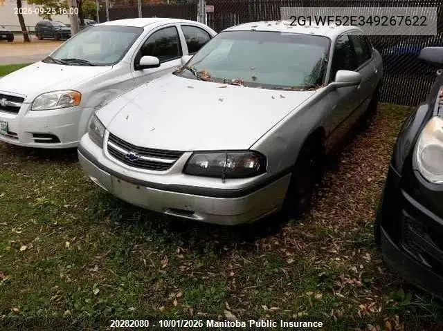 2004 CHEVROLET IMPALA VIN 2G1WF52E349267622 — фото 6