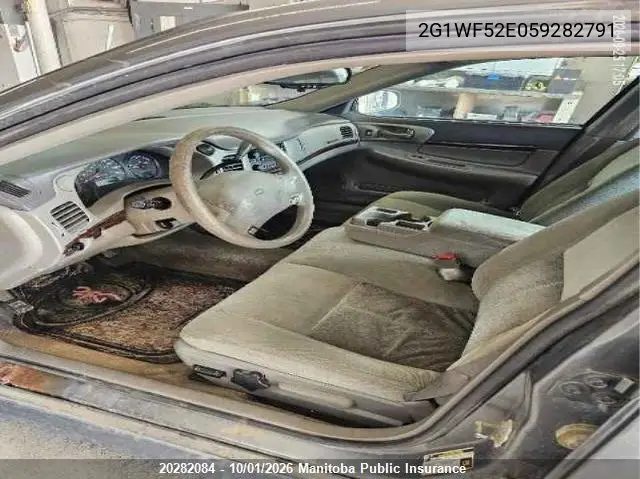 2005 CHEVROLET IMPALA VIN 2G1WF52E059282791 — фото 5