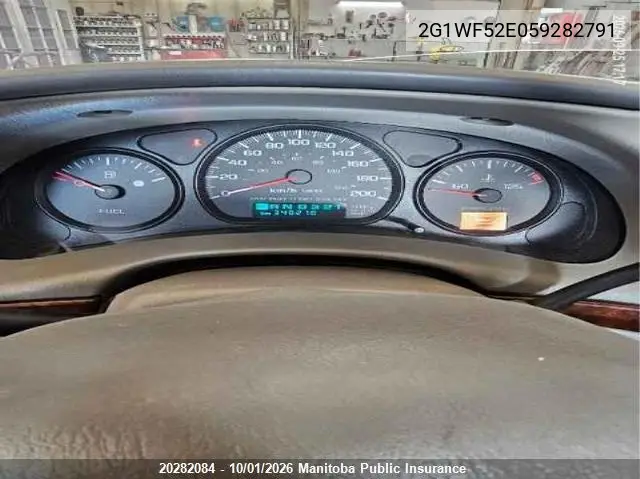2005 CHEVROLET IMPALA VIN 2G1WF52E059282791 — фото 7