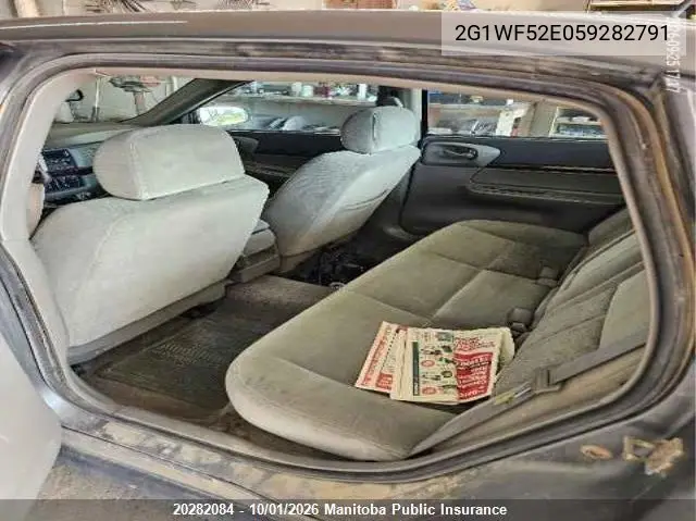 2005 CHEVROLET IMPALA VIN 2G1WF52E059282791 — фото 8