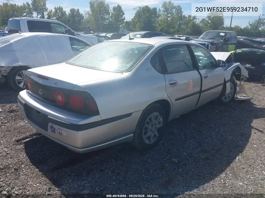 2005 CHEVROLET IMPALA VIN 2G1WF52E959234710 — фото 4