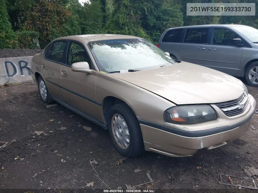 CHEVROLET IMPALA 2005, VIN 2G1WF55E159333730