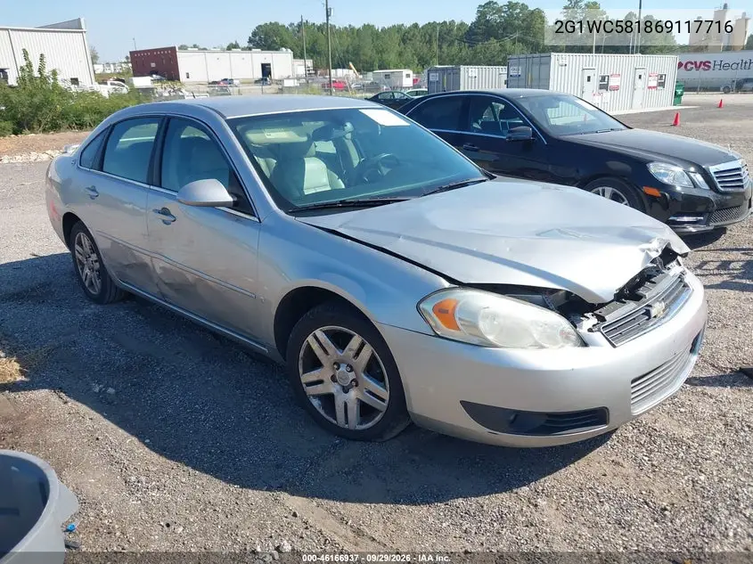 CHEVROLET IMPALA 2006, VIN 2G1WC581869117716