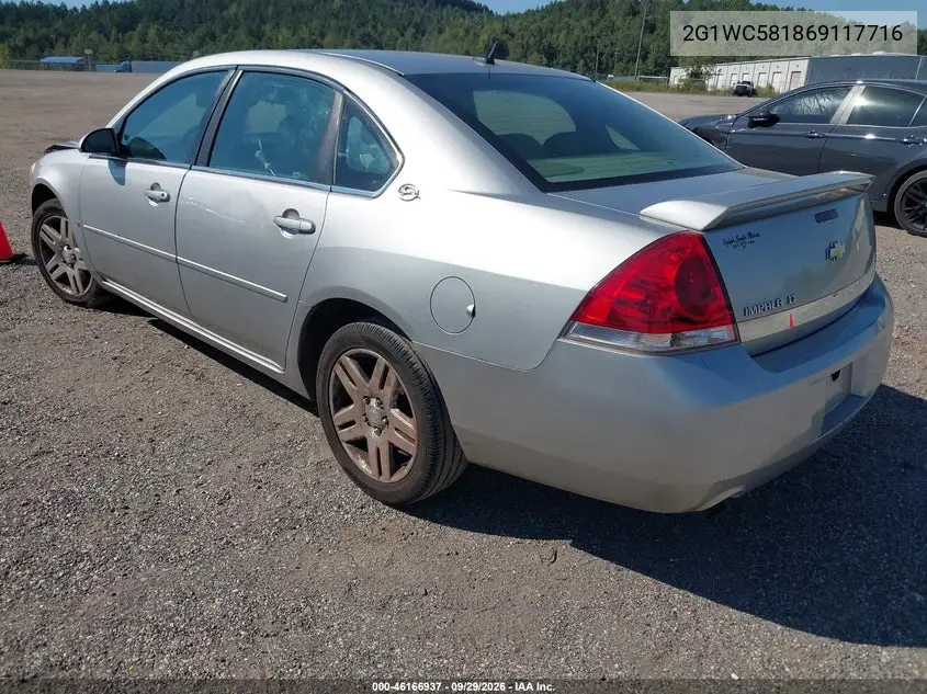 2006 CHEVROLET IMPALA VIN 2G1WC581869117716 — фото 3
