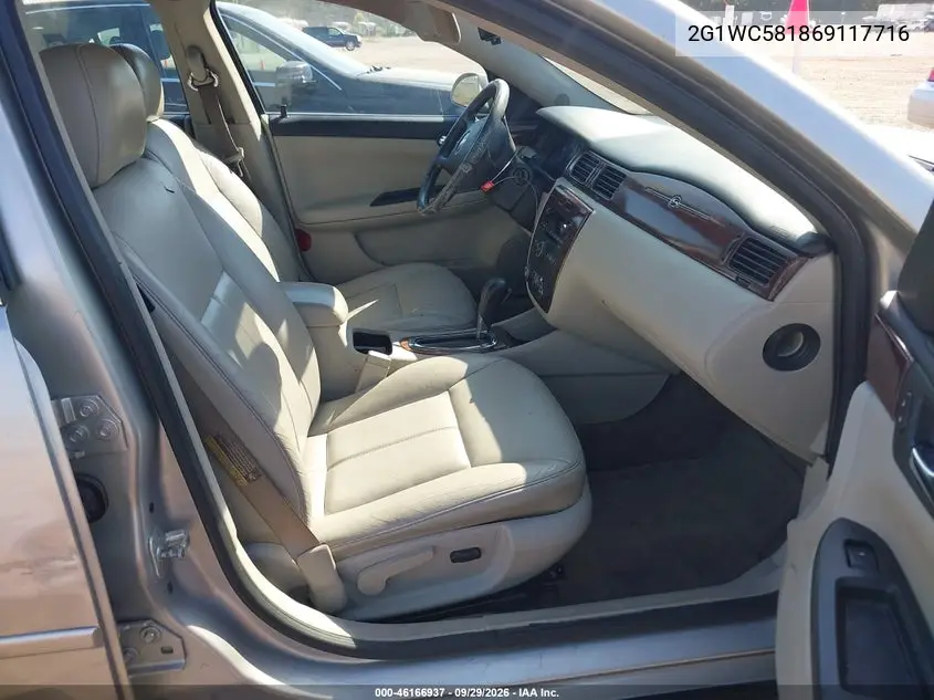 2006 CHEVROLET IMPALA VIN 2G1WC581869117716 — фото 5