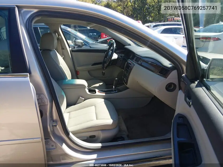2006 CHEVROLET IMPALA VIN 2G1WD58C769257741 — фото 5