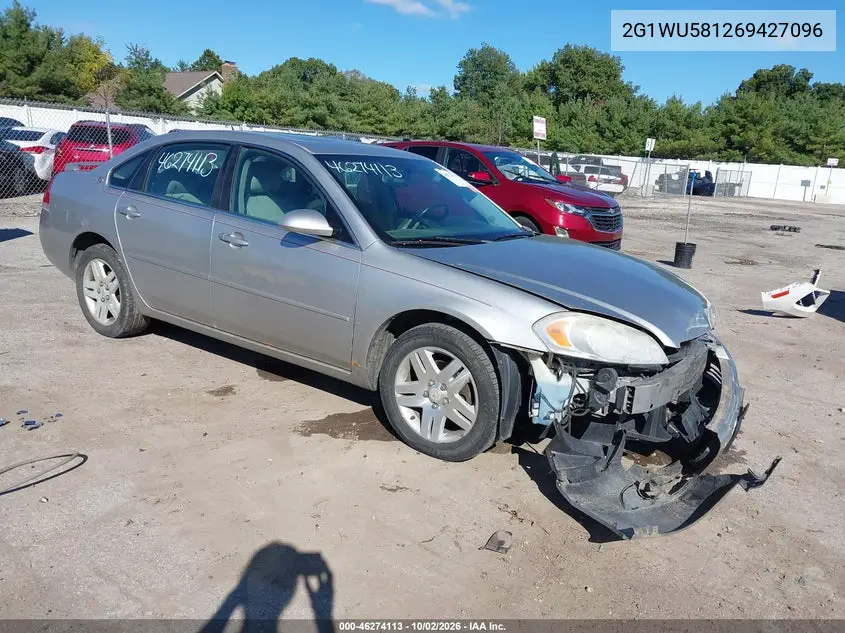 CHEVROLET IMPALA 2006, VIN 2G1WU581269427096