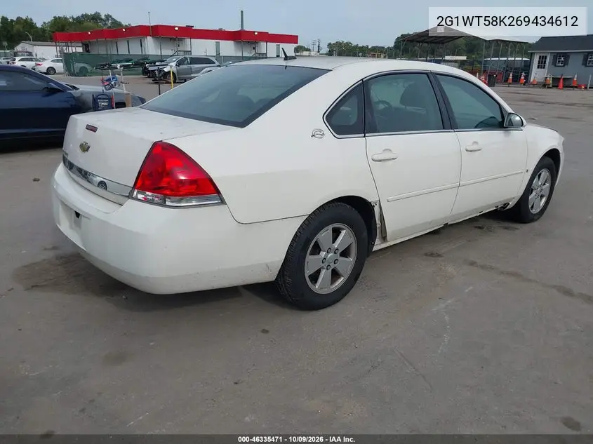 2006 CHEVROLET IMPALA VIN 2G1WT58K269434612 — фото 4