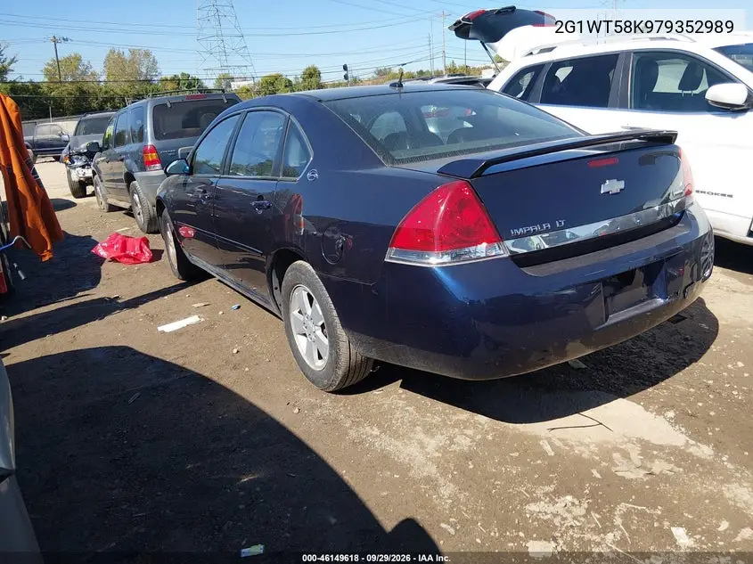 2007 CHEVROLET IMPALA VIN 2G1WT58K979352989 — фото 3