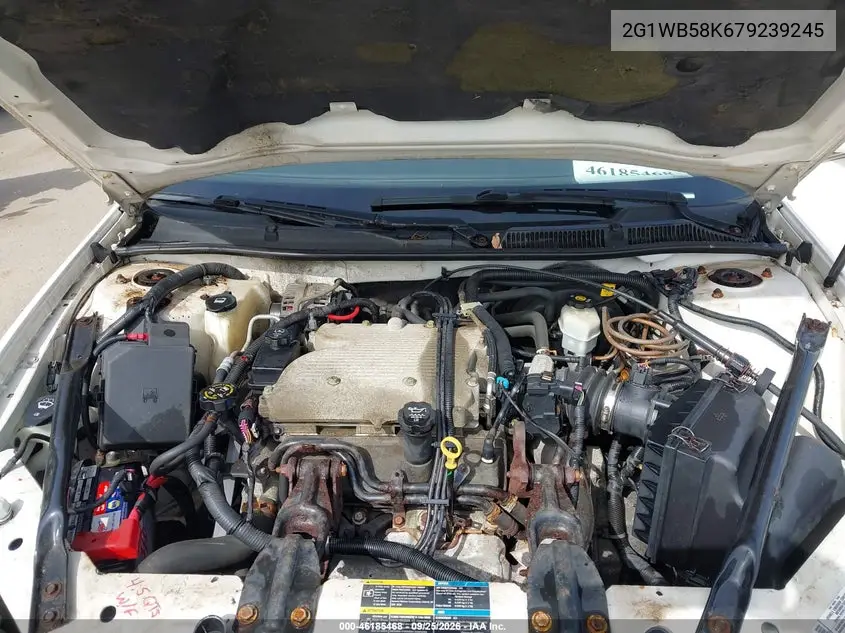 2007 CHEVROLET IMPALA VIN 2G1WB58K679239245 — фото 10