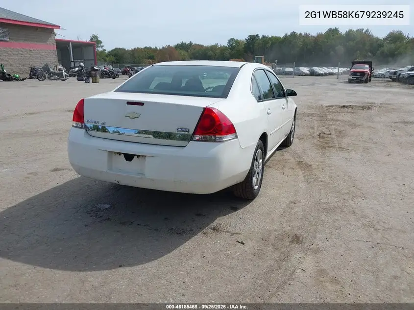 2007 CHEVROLET IMPALA VIN 2G1WB58K679239245 — фото 4