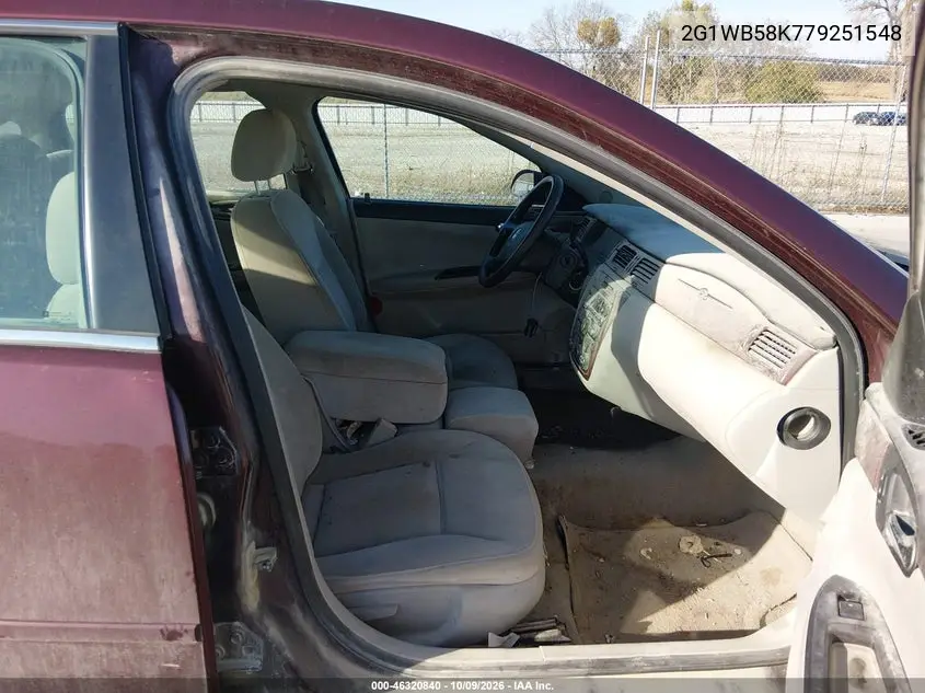 2007 CHEVROLET IMPALA VIN 2G1WB58K779251548 — фото 5
