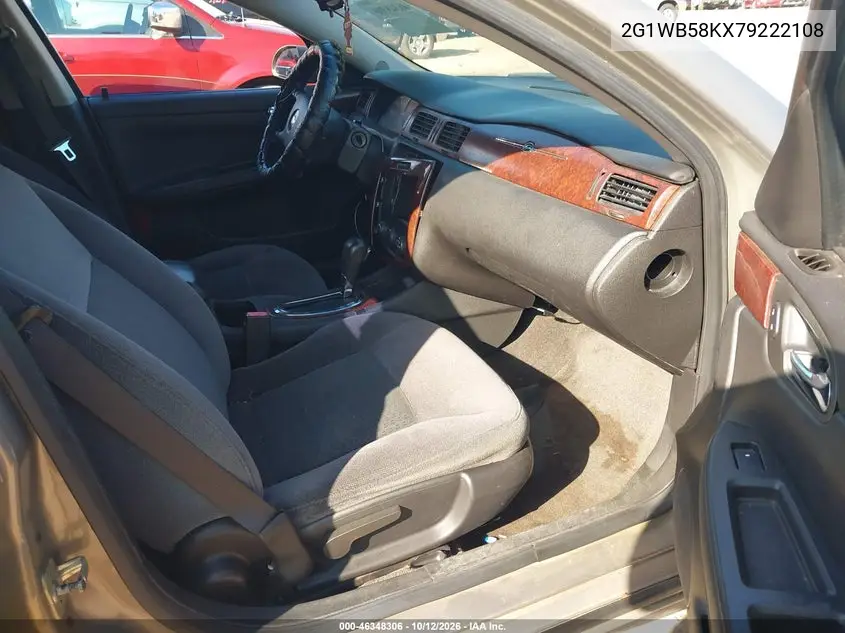 2007 CHEVROLET IMPALA VIN 2G1WB58KX79222108 — фото 5