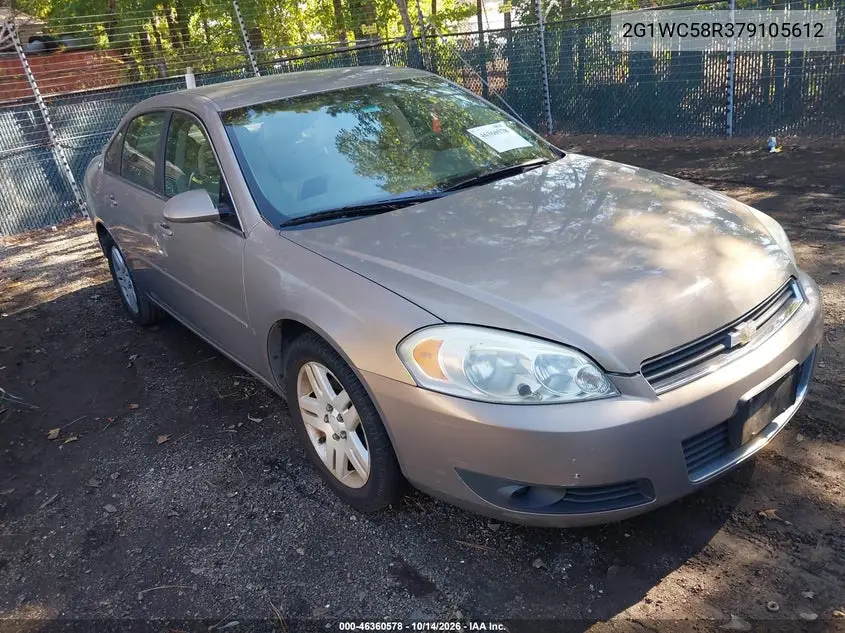 CHEVROLET IMPALA 2007, VIN 2G1WC58R379105612