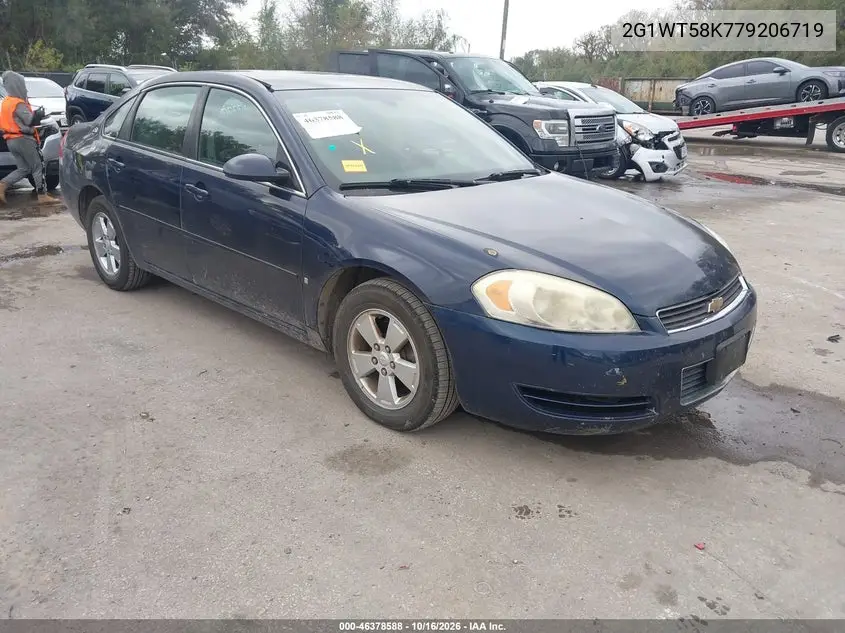 CHEVROLET IMPALA 2007, VIN 2G1WT58K779206719