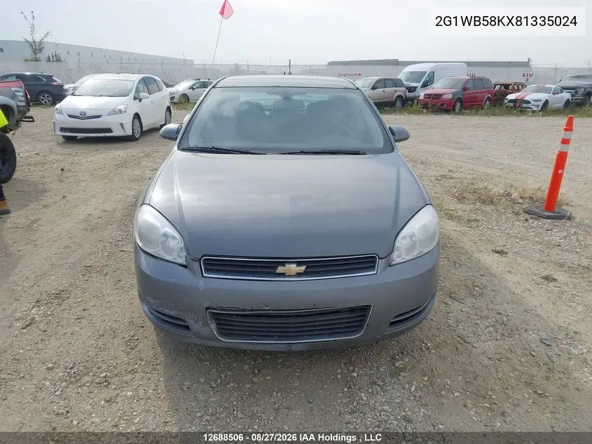 2008 CHEVROLET IMPALA VIN 2G1WB58KX81335024 — фото 12