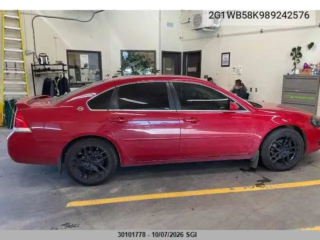2008 CHEVROLET IMPALA VIN 2G1WB58K989242576 — фото 5