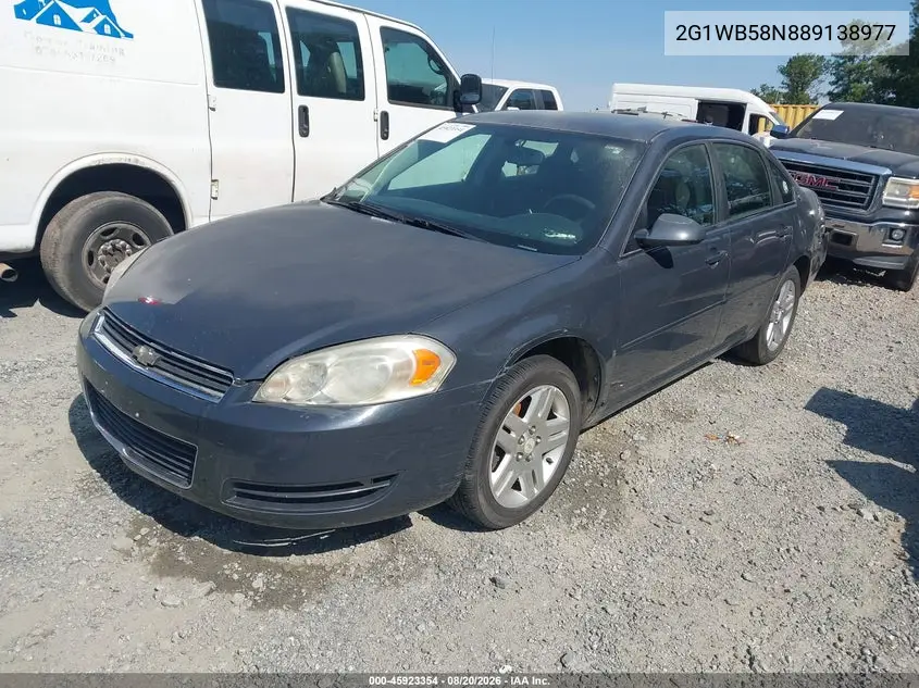 2008 CHEVROLET IMPALA VIN 2G1WB58N889138977 — фото 2