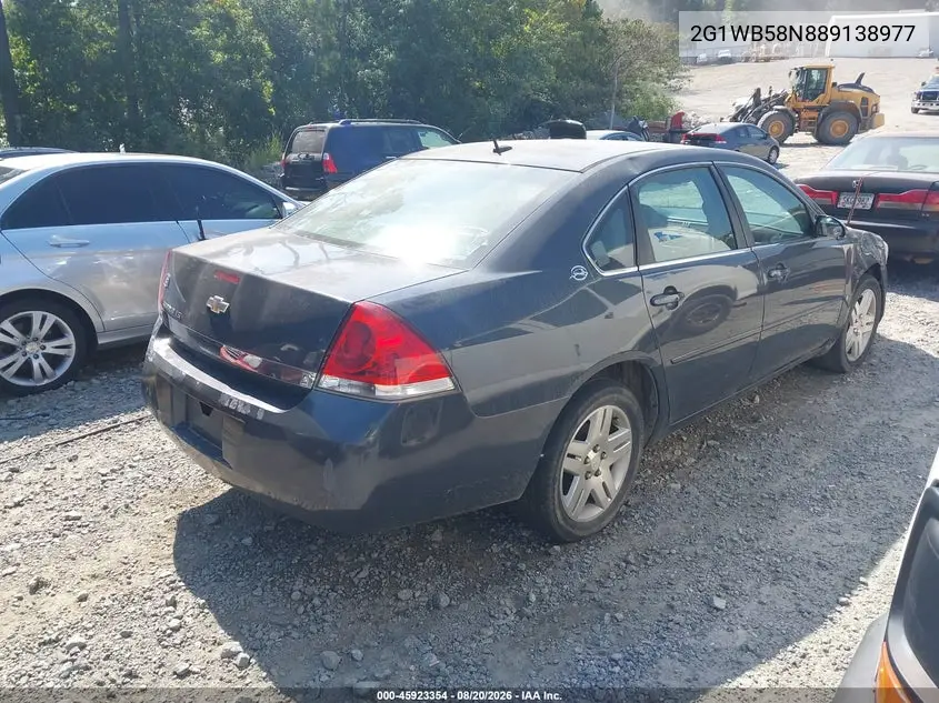 2008 CHEVROLET IMPALA VIN 2G1WB58N889138977 — фото 4