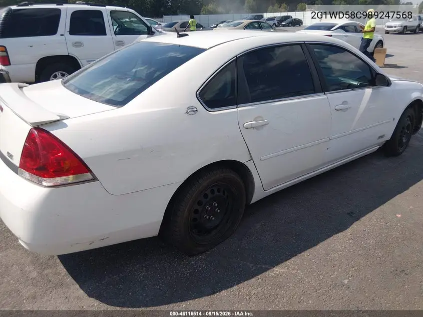 2008 CHEVROLET IMPALA VIN 2G1WD58C989247568 — фото 4