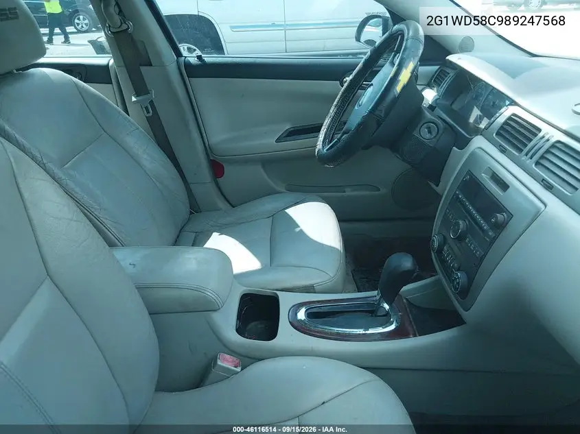 2008 CHEVROLET IMPALA VIN 2G1WD58C989247568 — фото 5