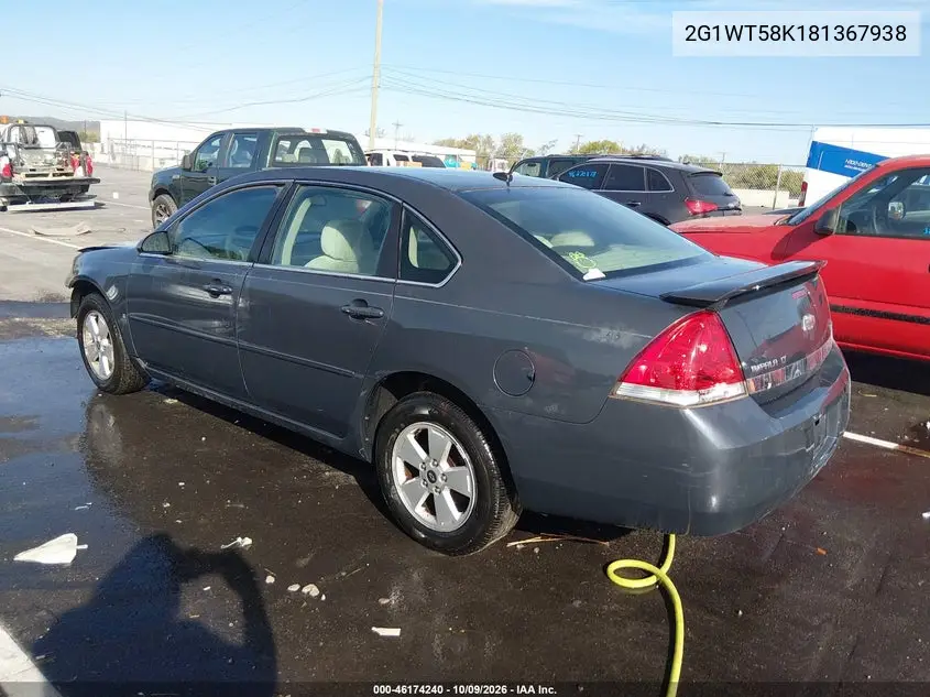 2008 CHEVROLET IMPALA VIN 2G1WT58K181367938 — фото 3