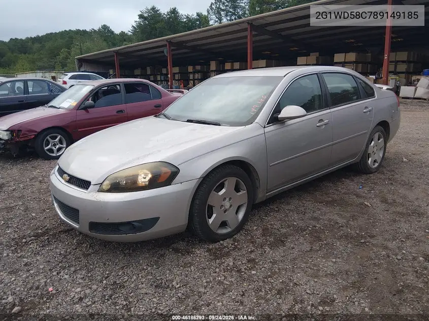 2008 CHEVROLET IMPALA VIN 2G1WD58C789149185 — фото 2