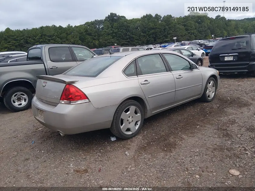 2008 CHEVROLET IMPALA VIN 2G1WD58C789149185 — фото 4