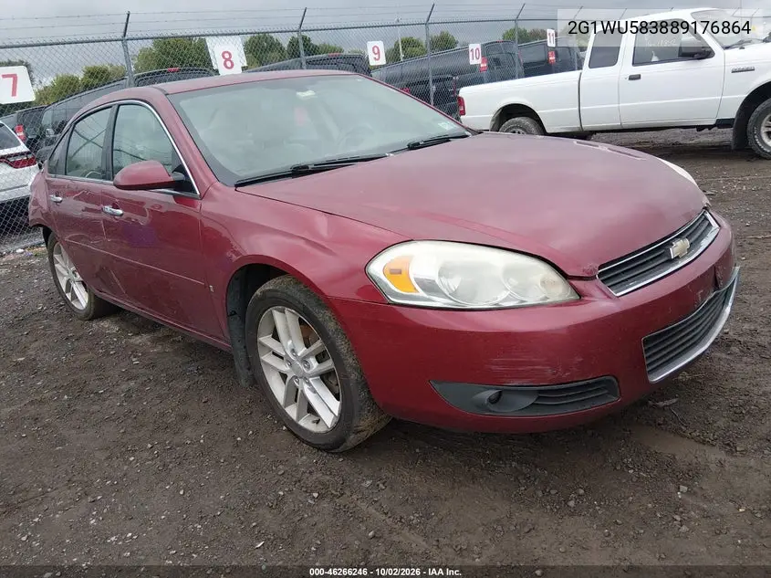 CHEVROLET IMPALA 2008, VIN 2G1WU583889176864