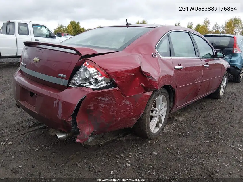 2008 CHEVROLET IMPALA VIN 2G1WU583889176864 — фото 4