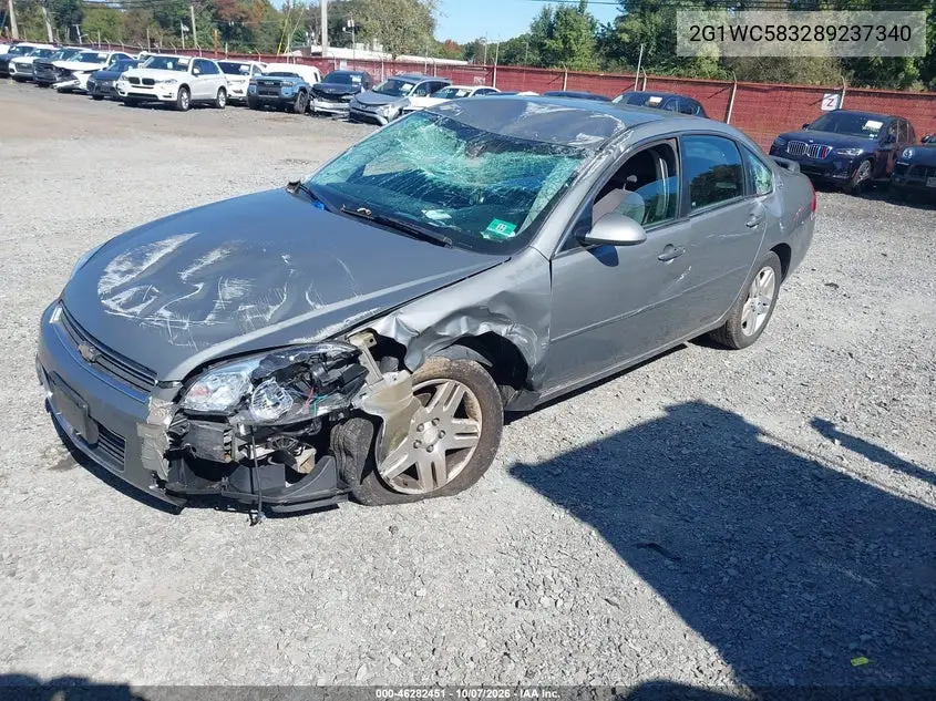 2008 CHEVROLET IMPALA VIN 2G1WC583289237340 — фото 2