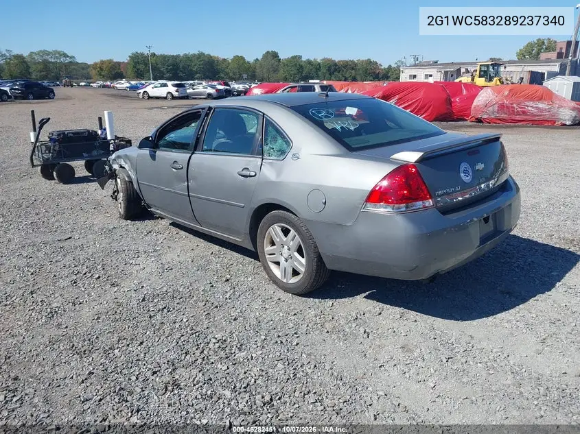 2008 CHEVROLET IMPALA VIN 2G1WC583289237340 — фото 3