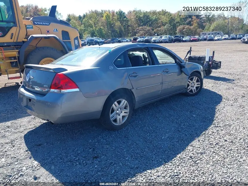 2008 CHEVROLET IMPALA VIN 2G1WC583289237340 — фото 4