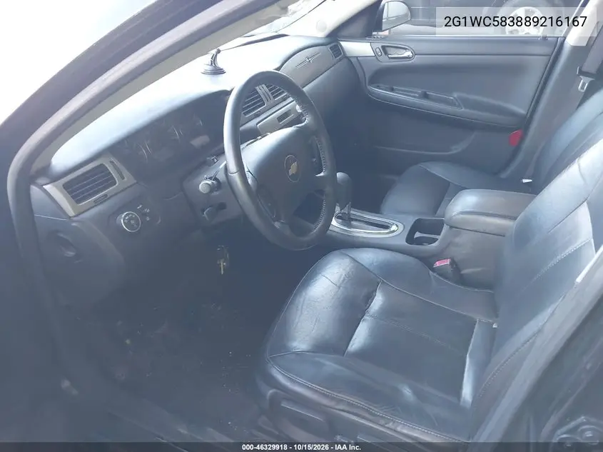 2008 CHEVROLET IMPALA VIN 2G1WC583889216167 — фото 5