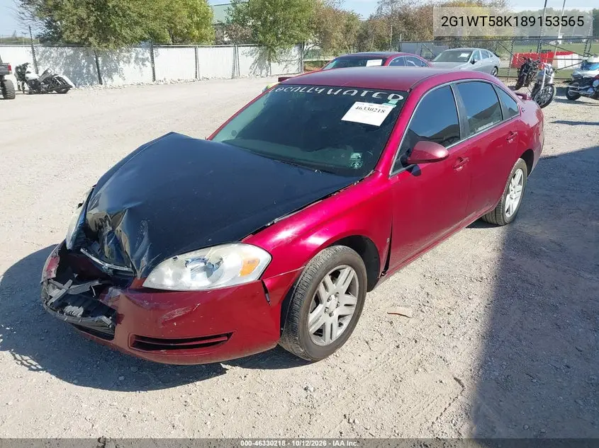 2008 CHEVROLET IMPALA VIN 2G1WT58K189153565 — фото 2
