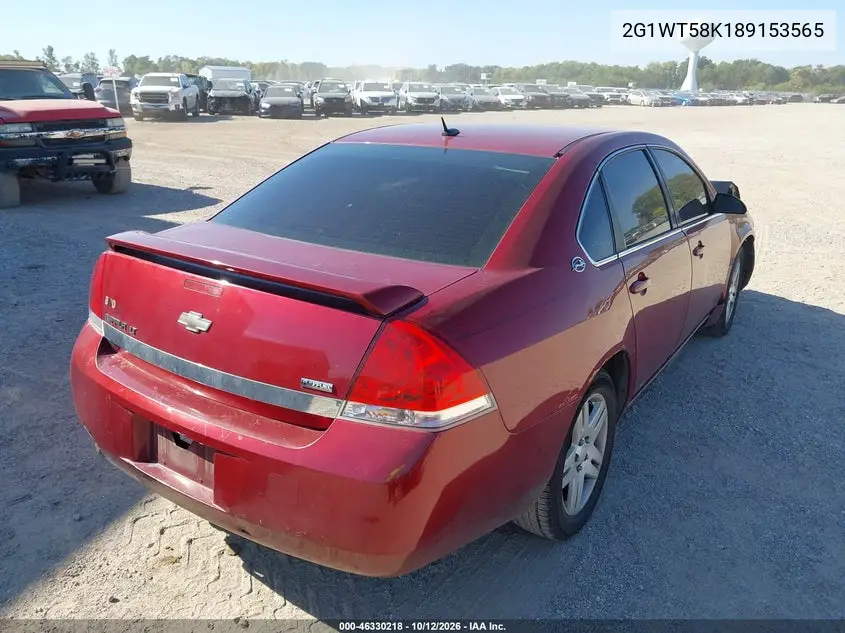 2008 CHEVROLET IMPALA VIN 2G1WT58K189153565 — фото 4
