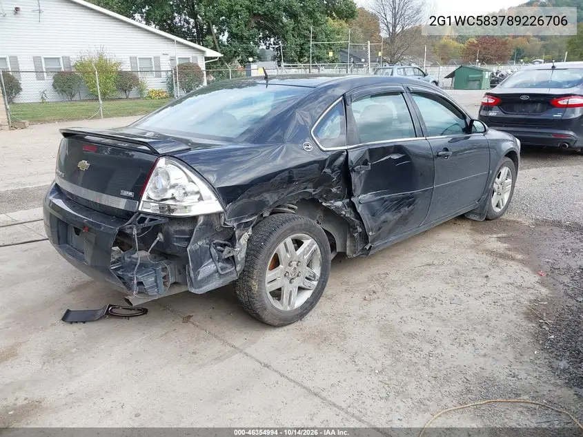2008 CHEVROLET IMPALA VIN 2G1WC583789226706 — фото 4