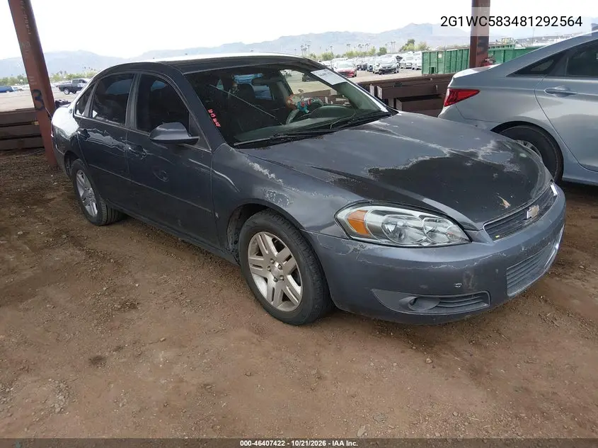 CHEVROLET IMPALA 2008, VIN 2G1WC583481292564