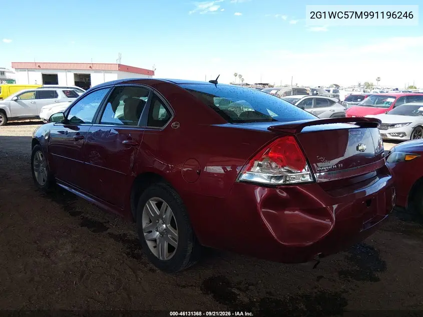 2009 CHEVROLET IMPALA VIN 2G1WC57M991196246 — фото 3