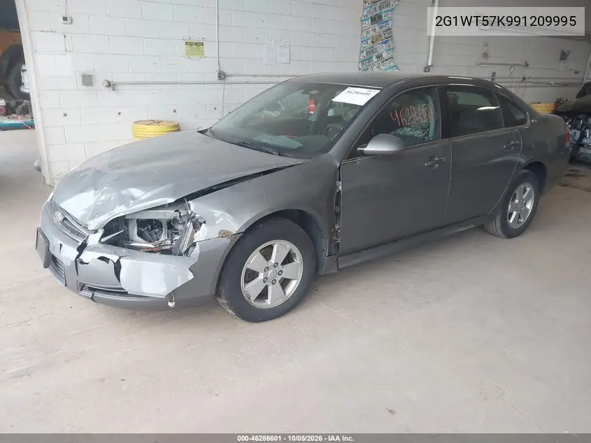 2009 CHEVROLET IMPALA VIN 2G1WT57K991209995 — фото 2