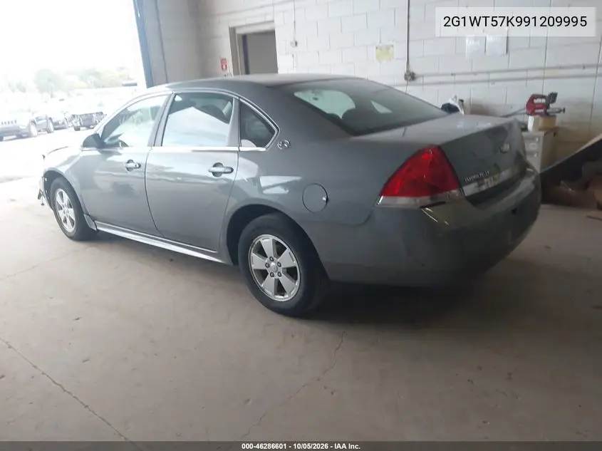 2009 CHEVROLET IMPALA VIN 2G1WT57K991209995 — фото 3