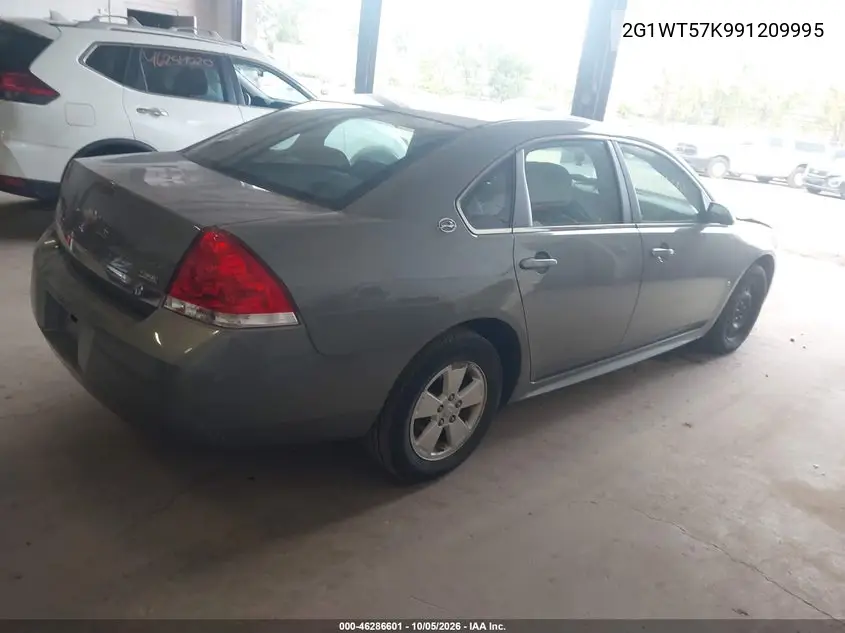 2009 CHEVROLET IMPALA VIN 2G1WT57K991209995 — фото 4