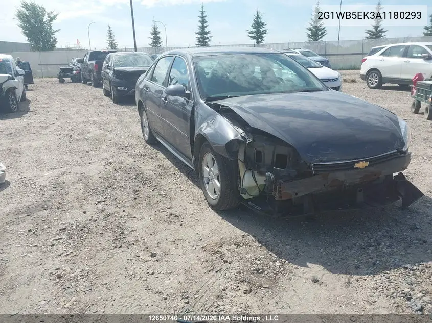 CHEVROLET IMPALA 2010, VIN 2G1WB5EK3A1180293
