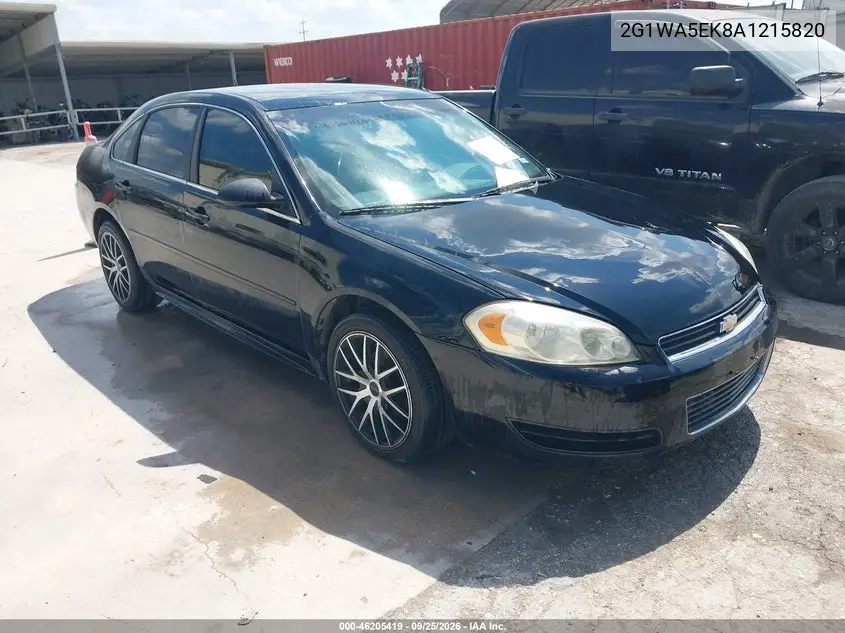 CHEVROLET IMPALA 2010, VIN 2G1WA5EK8A1215820