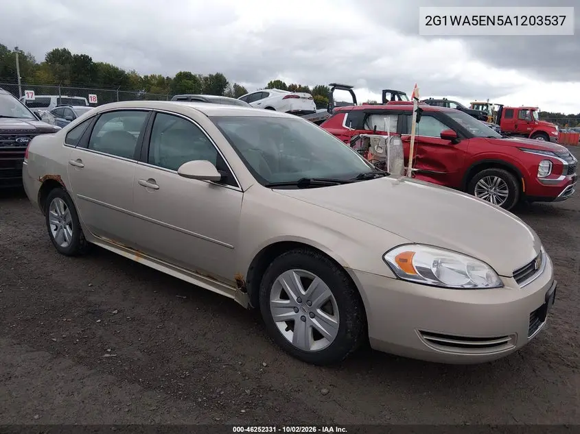CHEVROLET IMPALA 2010, VIN 2G1WA5EN5A1203537