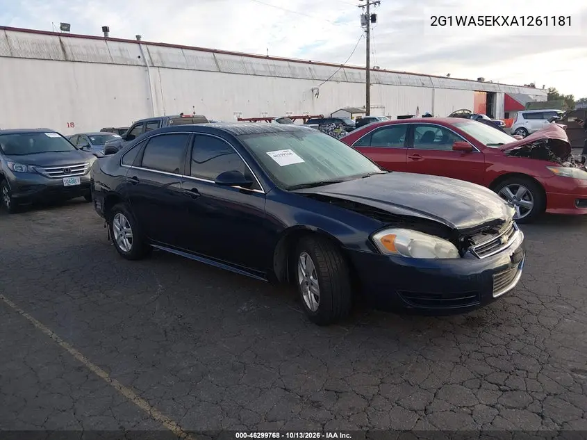 CHEVROLET IMPALA 2010, VIN 2G1WA5EKXA1261181